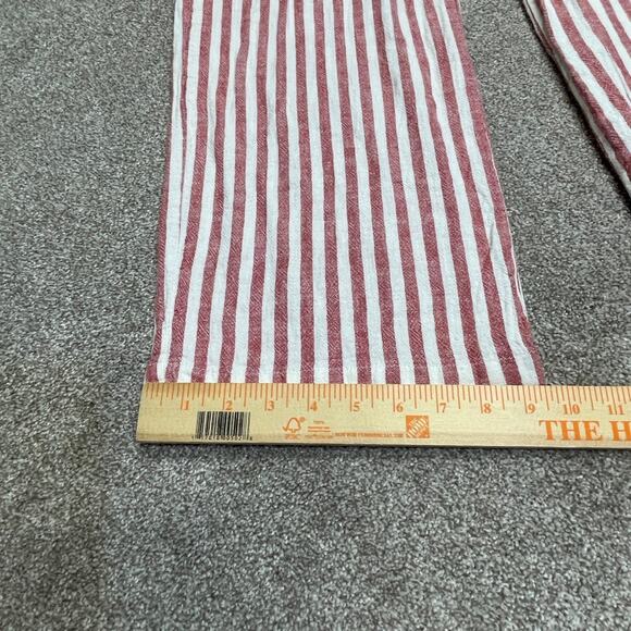 Old Navy womens striped pullon pants sz medium linen blend beachy light weight - Picture 4 of 12